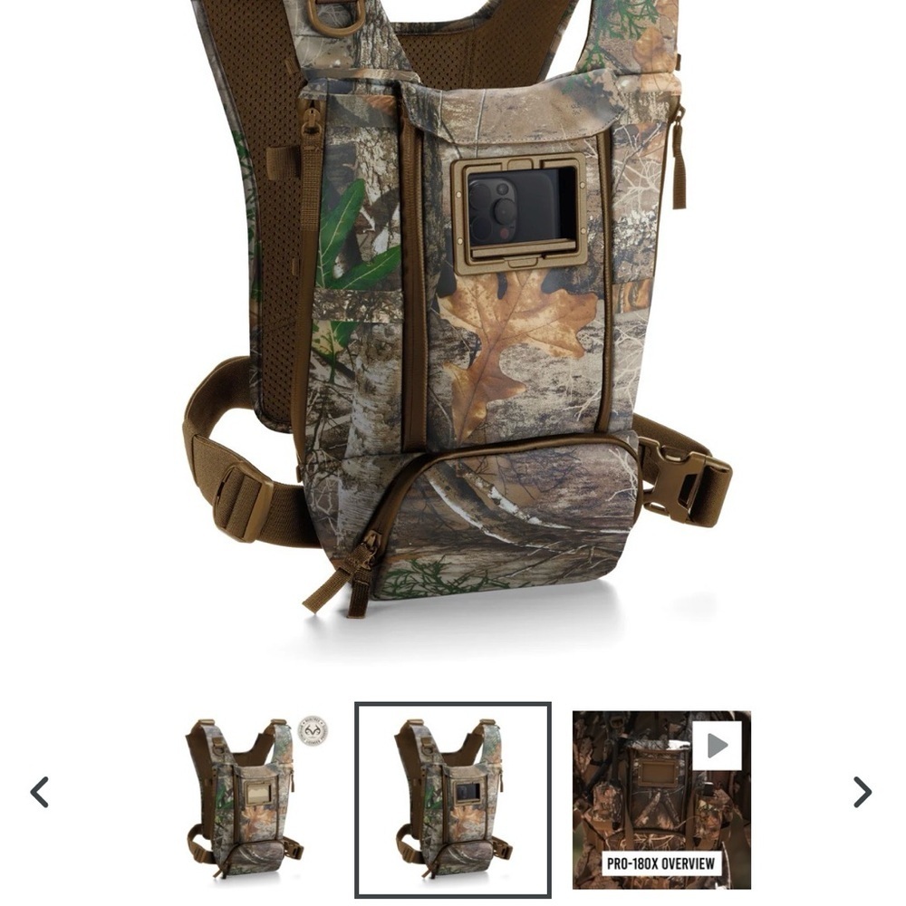 West Slope Pro-180x Chest pack in Real tree Camo - Picture 3 of 3